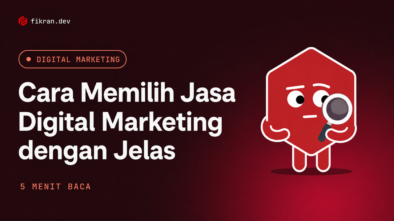 Ilustrasi konseptual pemetaan kebutuhan bisnis dan pilihan channel pemasaran digital